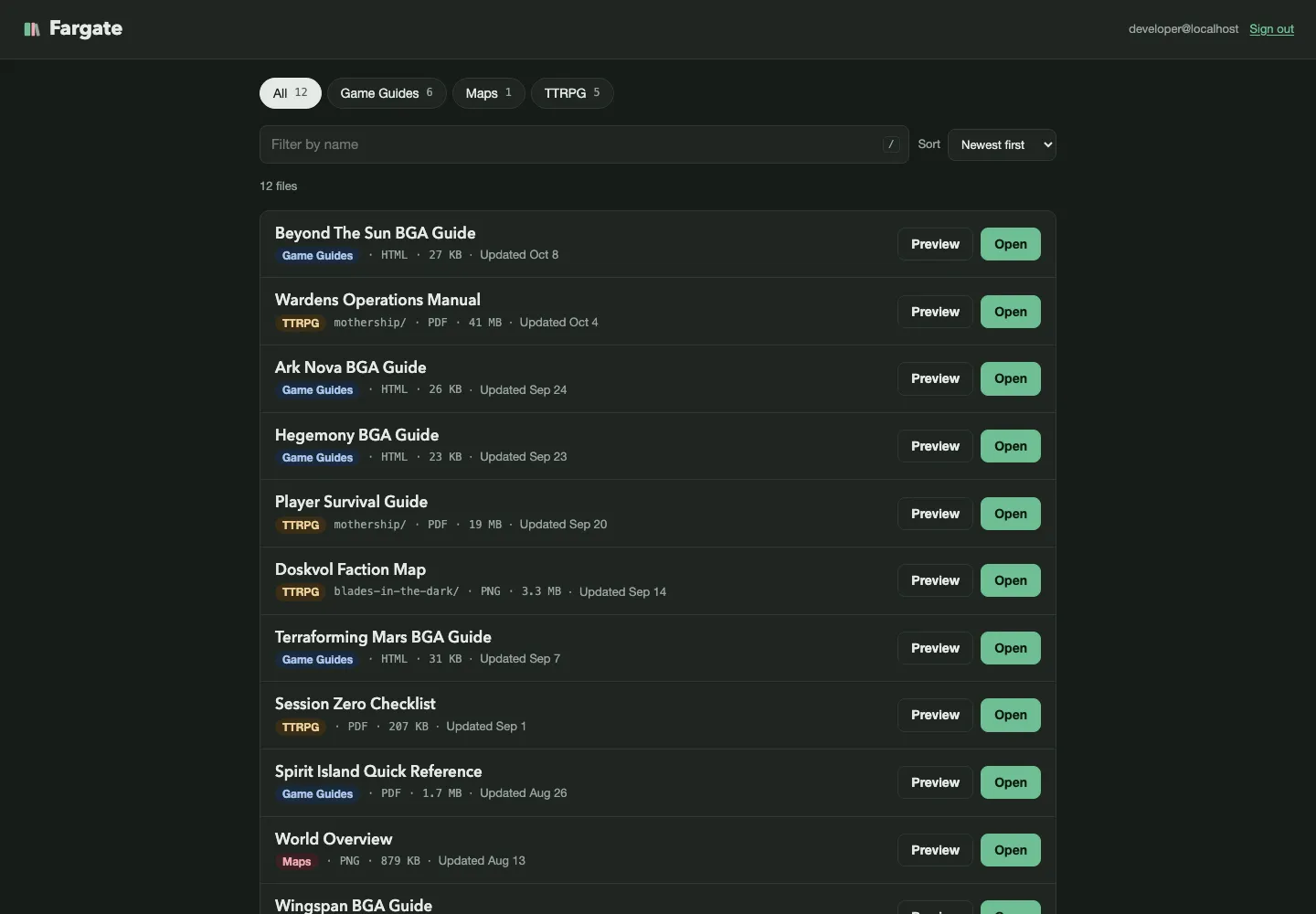 Fargate Library With Sample Files